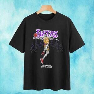 Lebron James Lakers Basketball Icon Sports T-Shirt